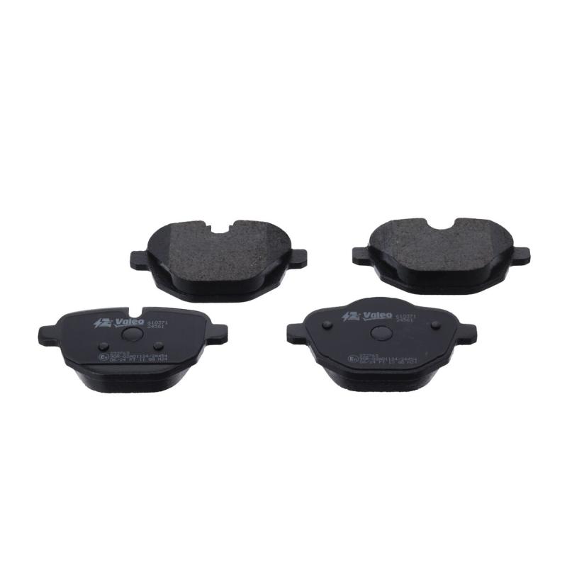 Jeu de 4 plaquettes de frein arrière VALEO 610371 - Visuel 1