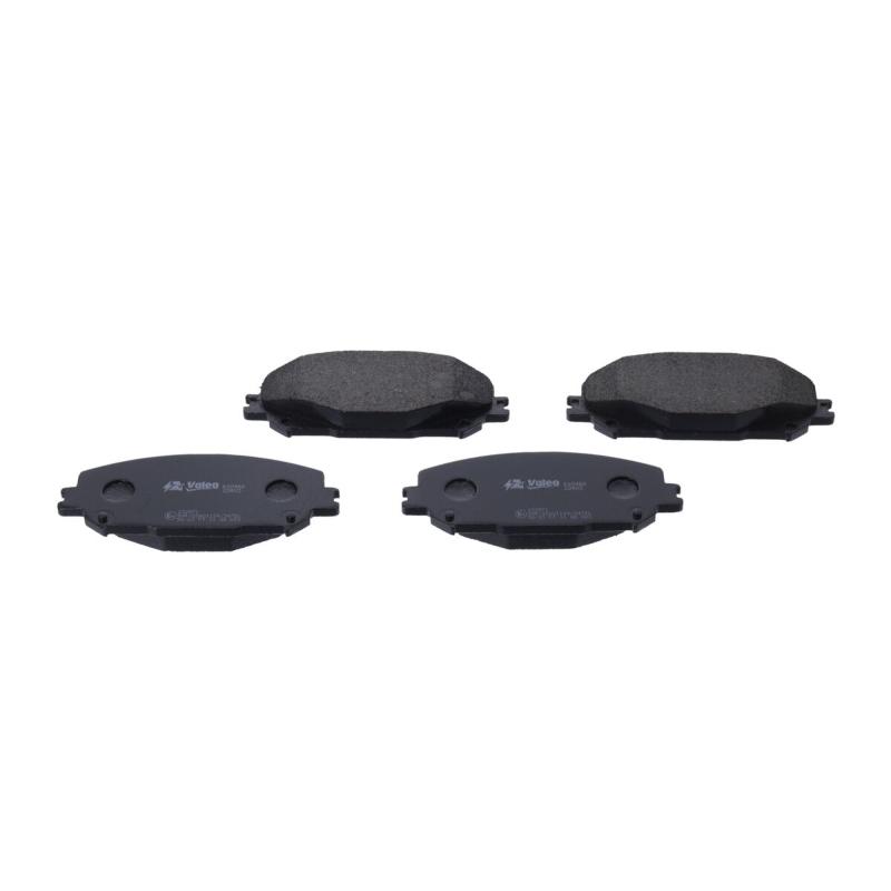 Jeu de 4 plaquettes de frein avant VALEO 610466 - Visuel 1