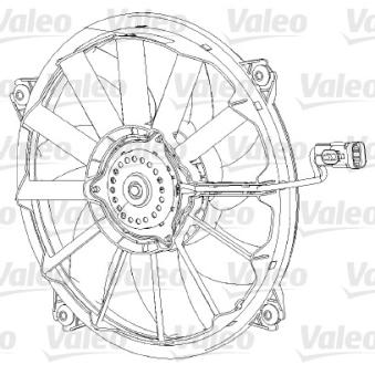 Ventilateur, refroidissement du moteur VALEO 696091 pour DS DS 5 2.0 BlueHDi 180 - 180cv