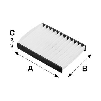 Filtre, air de l'habitacle VALEO 698255 pour RENAULT CLIO 2.0 - 115cv