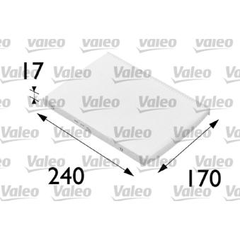 Filtre, air de l'habitacle VALEO OEM 60653642 Filtre, air de l'habitacle VALEO OEM 60653642