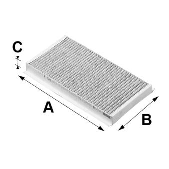 Filtre, air de l'habitacle VALEO 698710 pour CITROEN VISA 1.8 - 110cv