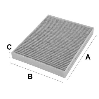 Filtre, air de l'habitacle VALEO [698768]