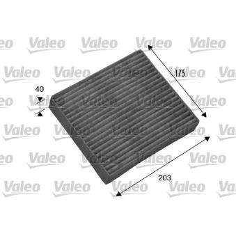 Filtre, air de l'habitacle VALEO OEM 13871V001