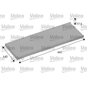 Filtre, air de l'habitacle VALEO 698858 pour ALPINE A310 2.0 - 110cv