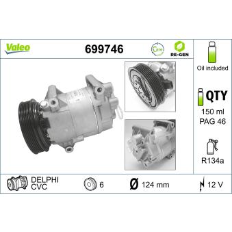 Compresseur, climatisation VALEO OEM 8671016163