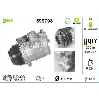 Compresseur, climatisation VALEO OEM A0002302011