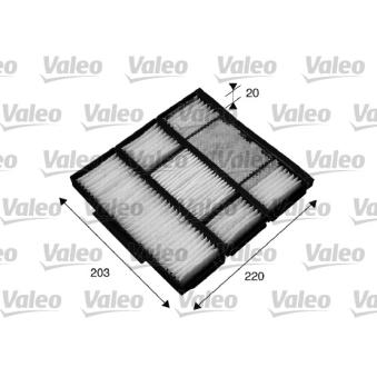 Filtre, air de l'habitacle VALEO 715565 pour DS DS 3 1.6 - 110cv