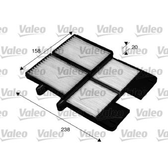 Filtre, air de l'habitacle VALEO OEM 8888020060