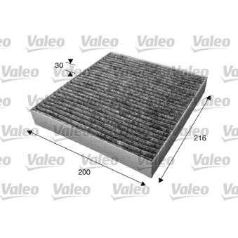 Filtre, air de l'habitacle VALEO OEM 272774KH0A