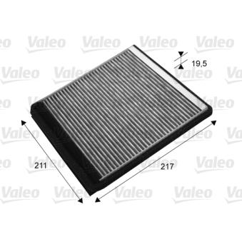 Filtre, air de l'habitacle VALEO OEM 6447SR