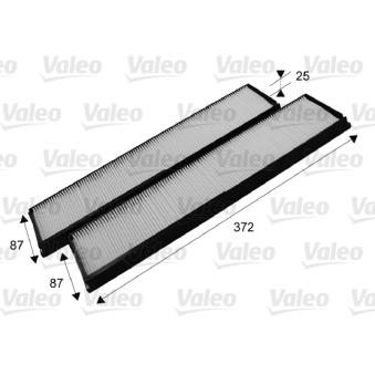 Filtre, air de l'habitacle VALEO 715684 pour CITROEN XM E 60 AMG - 381cv