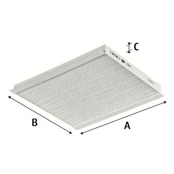 Filtre, air de l'habitacle VALEO 715816 pour SKODA YETI 1.6 CRDi 110 - 110cv