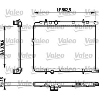 Radiateur, refroidissement du moteur VALEO OEM 133316