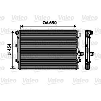 Radiateur, refroidissement du moteur VALEO OEM 1K0121251BK