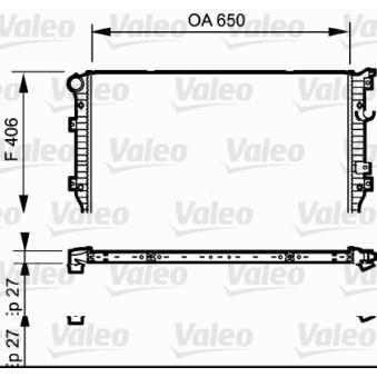 Radiateur, refroidissement du moteur VALEO [735133]