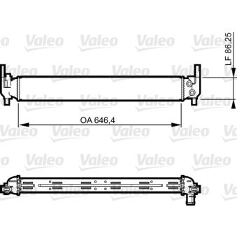 Radiateur, refroidissement du moteur VALEO [735310]