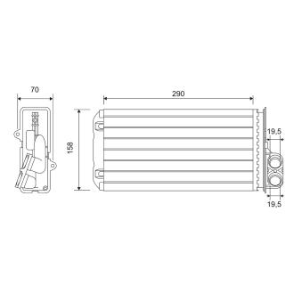 Système de chauffage VALEO 812212 pour PEUGEOT 607 2.2 16V - 163cv
