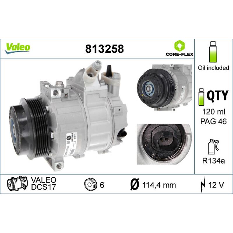 Compresseur, climatisation VALEO 813258 - Visuel 1