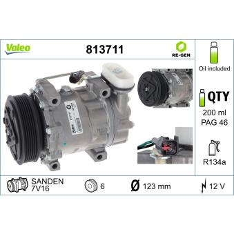Compresseur, climatisation VALEO OEM 1334194