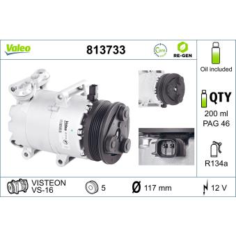 Compresseur, climatisation VALEO OEM 8603651