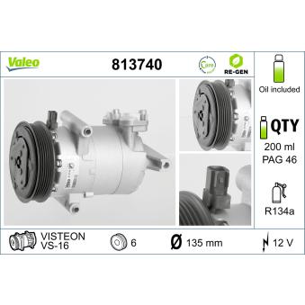 Compresseur, climatisation VALEO OEM 1421334