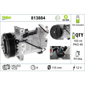Compresseur, climatisation VALEO OEM 926002019R