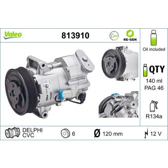Compresseur, climatisation VALEO OEM 6854113
