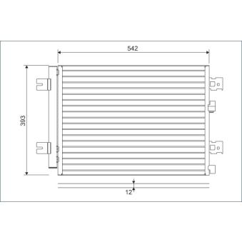 Condenseur, climatisation VALEO [814077]
