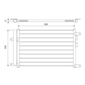 Condenseur, climatisation VALEO OEM 60668109