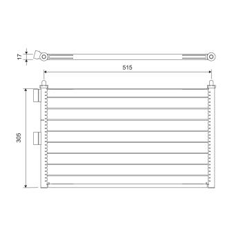 Condenseur, climatisation VALEO 818020