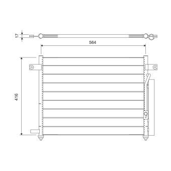Condenseur, climatisation VALEO 818061