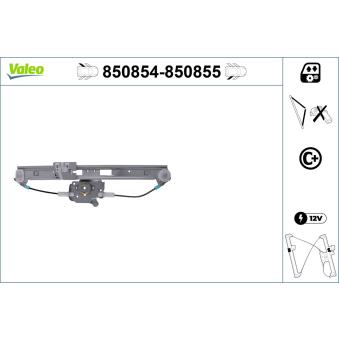 Lève-vitre VALEO OEM 8212099 Lève-vitre VALEO OEM 8212099