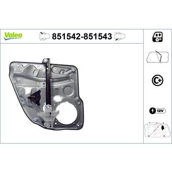 Lève-vitre VALEO OEM 1J5839462A