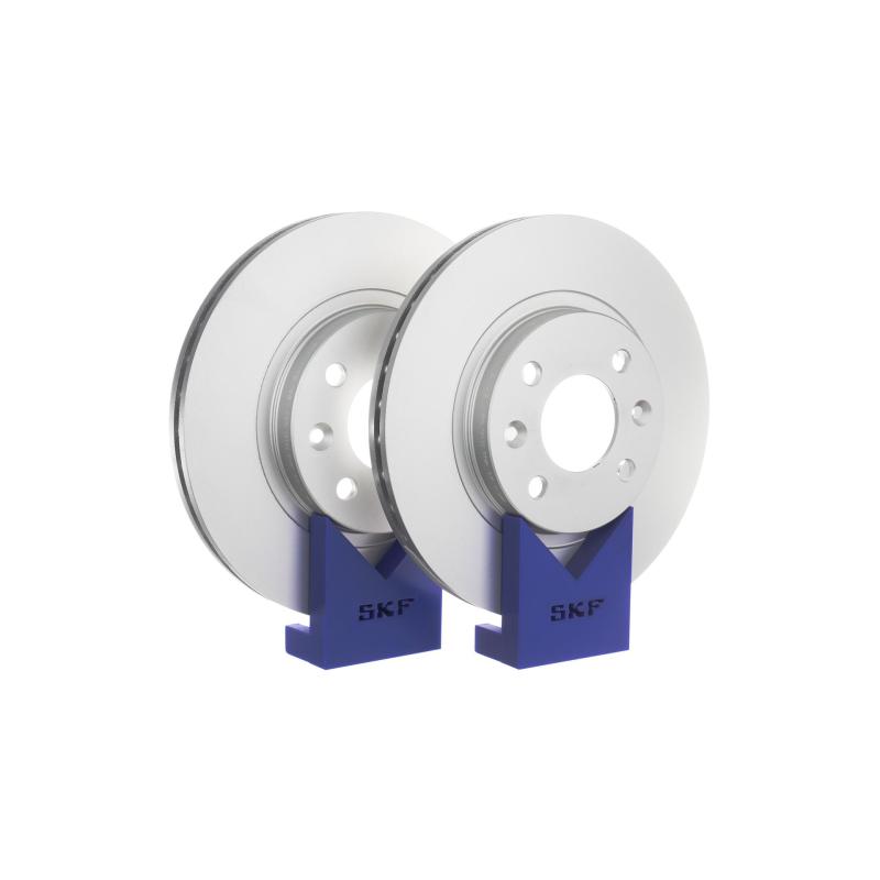 Jeu de 2 disques de frein avant SKF VKBD 80011 V2 - Visuel 1