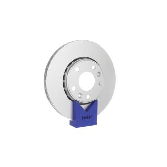Jeu de 2 disques de frein avant SKF VKBD 80018 V2 pour CITROEN JUMPY 1.6 E85 - 110cv