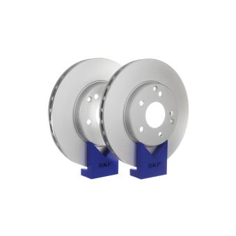 Jeu de 2 disques de frein avant SKF VKBD 80020 V2 pour MERCEDES-BENZ CLK E 280 - 204cv