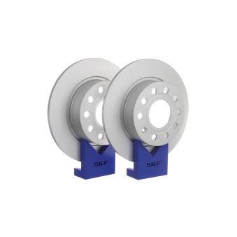 Jeu de 2 disques de frein avant SKF VKBD 90007 S2 pour FORD TRANSIT 1.6 - 102cv