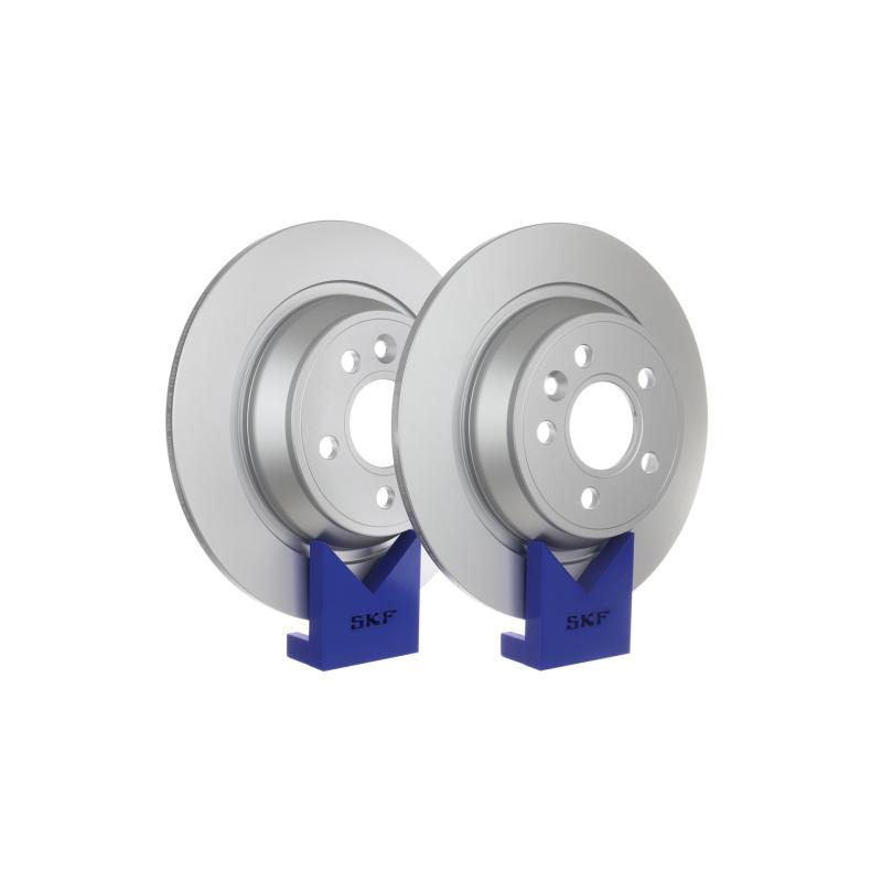 Jeu de 2 disques de frein arrière SKF VKBD 90132 S2 - Visuel 1