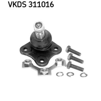 Rotule de suspension SKF VKDS 311016 pour VOLKSWAGEN GOLF 1.8 Syncro - 90cv