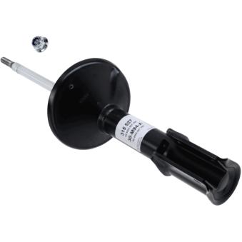 Jeu de 2 amortisseurs avant SACHS 315 527 pour SKODA RAPID 1.4 - 75cv