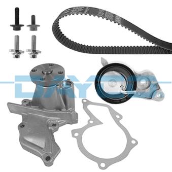 Pompe à eau + kit de courroie de distribution DAYCO KTBWP2860 pour RENAULT CLIO 1.6 - 100cv
