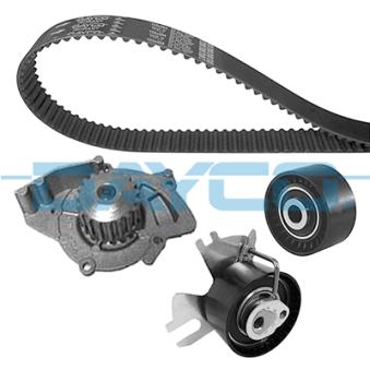 Pompe à eau + kit de courroie de distribution DAYCO KTBWP4550 pour OPEL COMBO 2.0 TDCi - 110cv