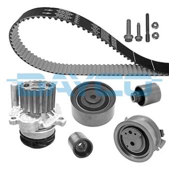 Pompe à eau + kit de courroie de distribution DAYCO KTBWP5630 pour VOLKSWAGEN PASSAT 2.0 TDI 16V - 140cv