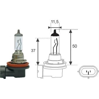 Ampoule, projecteur longue portée MAGNETI MARELLI 002549100000