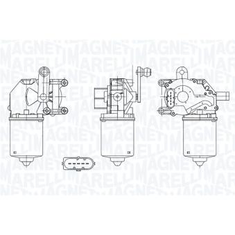 Moteur d'essuie-glace MAGNETI MARELLI OEM 2S6T17B571AD
