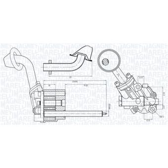 Pompe à huile MAGNETI MARELLI 351516000005 pour HYUNDAI COUPE 1.6 - 110cv