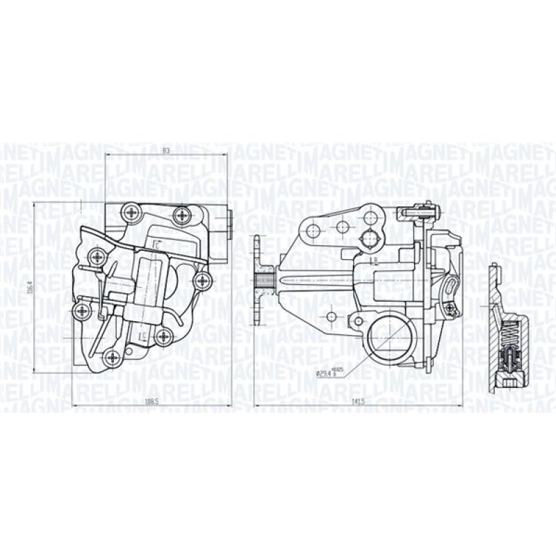 Pompe à huile MAGNETI MARELLI 351516000019 - Visuel 1