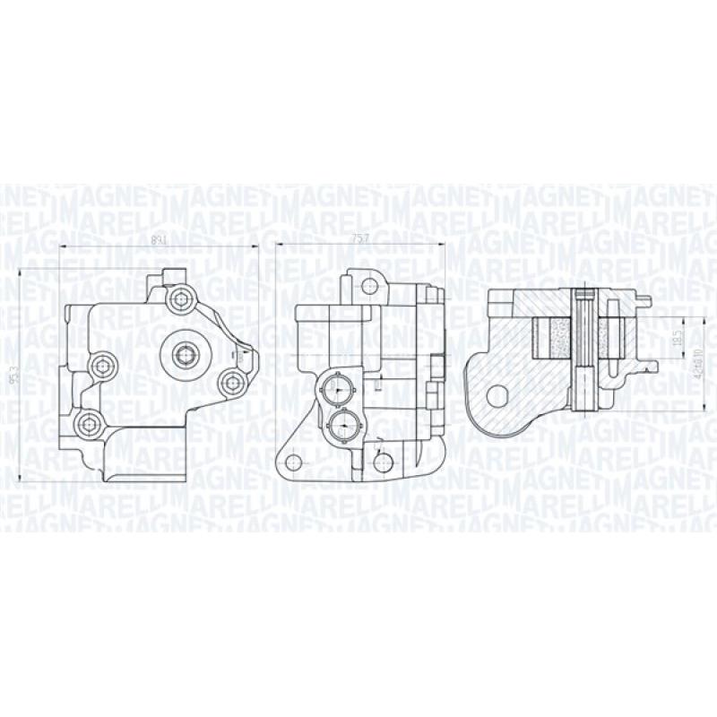Pompe à huile MAGNETI MARELLI 351516000021 - Visuel 1