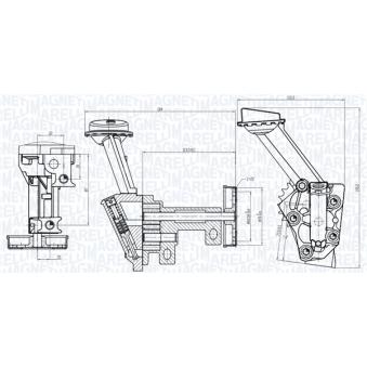 Pompe à huile MAGNETI MARELLI [351516000043]